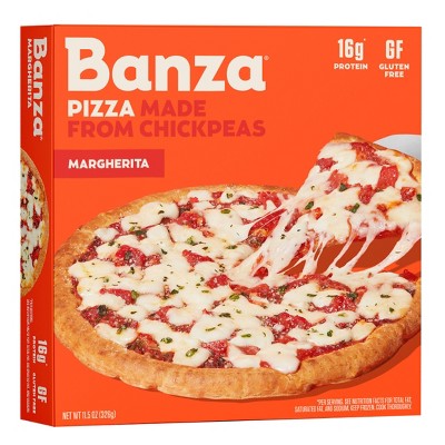 20% off 11.5-oz. Banza chickpea gluten free protein margherita frozen pizza