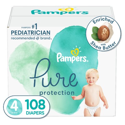 Save 20% on select Pampers baby wipes and pure protection diapers