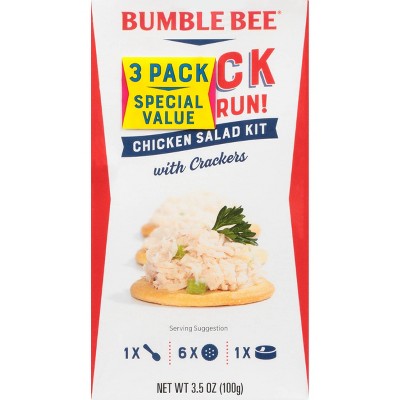 10% off 3-ct. 10.5-oz. Bumble Bee snack on the run