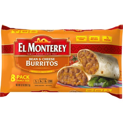 Save $0.50 on 8-ct. 32-oz. El Monterey family pack frozen burritos