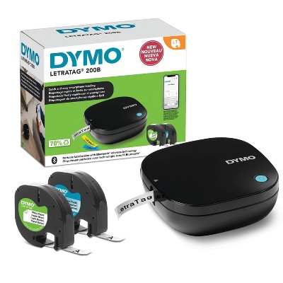 10% off Dymo letra tag 200B bluetooth label maker black with label tapes