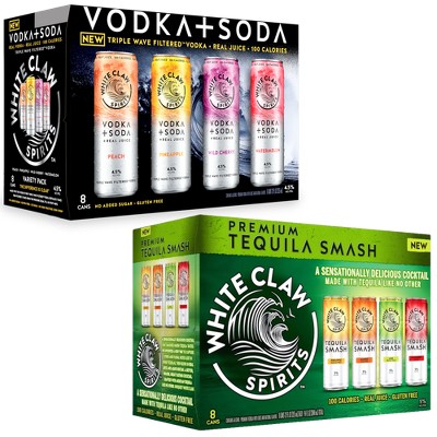 Earn a $2.00 rebate on the purchase of ONE (1) White Claw® Vodka Soda or Tequila Smash 8-pack.
A rebate from BYBE will be sent to the email associated with your account. Maximum of two eligible rebates.