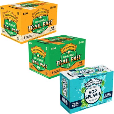 Earn a $2.00 rebate on the purchase of ONE (1) 6-pack of Sierra Nevada Trail Pass Non-Alcoholic beer or Hop Splash Sparkling Hop Water (any variety).
A rebate from BYBE will be sent to the email associated with your account. Valid one-time use.