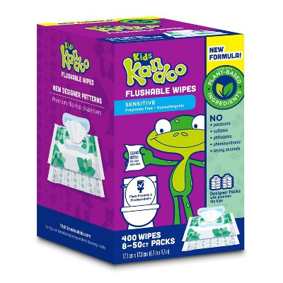 20% off 400-ct. Kandoo flushable wipes with flip top