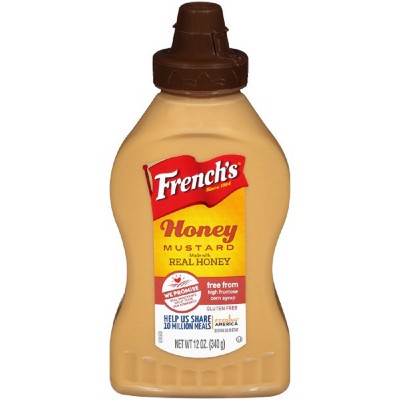 Save 15% on French's honey mustard squeeze 12-oz.