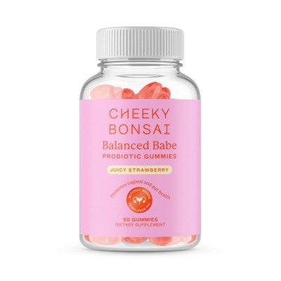 Save $4 on 60-ct. Cheeky Bonsai balanced babe probiotic gummies