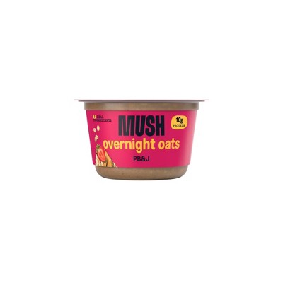 50% off 5-oz. Mush peanut butter & jelly overnight oats