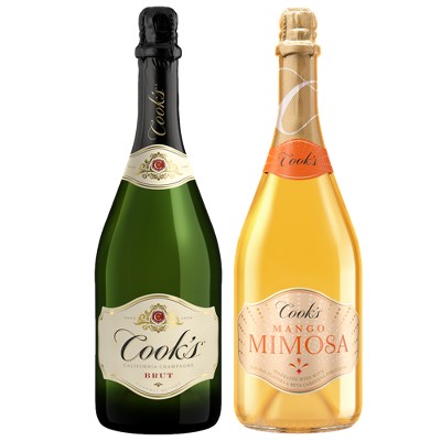 Earn a $3.00 rebate on the purchase of any TWO (2) 750ml bottles of Cook's Sparkling Wine (All Varietals).
A rebate from BYBE will be sent to the email associated with your account. Valid one-time use.