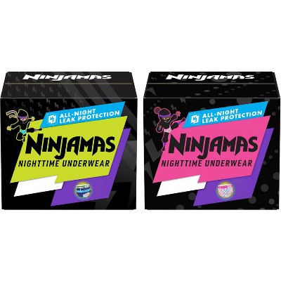 Save $5.00 ONE BOX Ninjamas Nighttime Underwear.