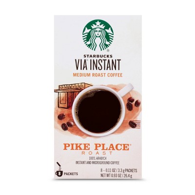 Save 20% on select Starbucks instant coffee