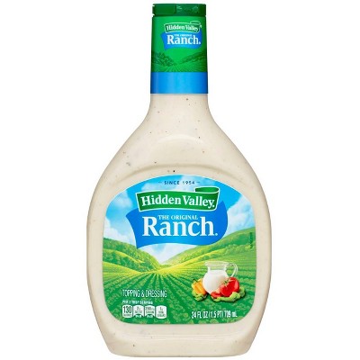 10% off 24-fl oz. Hidden Valley ranch salad dressing