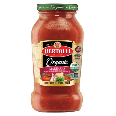 $3.49 price on select Bertolli Organic sauces