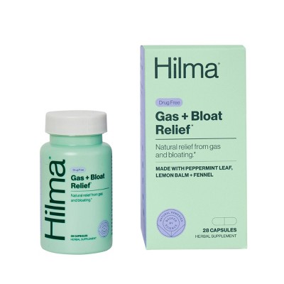 5% off 28-ct. Hilma gas & bloat relief vegan capsules natural peppermint & lemon balm