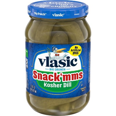 $3.29 price on Vlasic Snack'mms kosher dill pickles - 16 fl oz