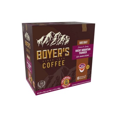 20% off 18-ct. Boyer's single cup coffee