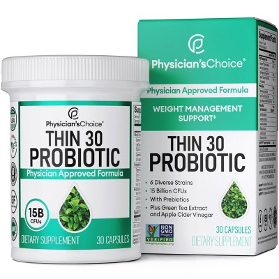 Save $1 on 30-ct. Physician's Choice thin 30 15 billion probiotic capsules