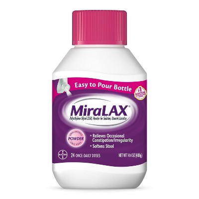 Buy 2, get $5 Target GiftCard on select Miralax laxative