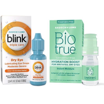 $3.00 OFF any ONE (1) Biotrue Hydration Boost 10 mL OR Blink Dry Eye or Contact Lens Drops (excludes Blink Tears Preservative Free)