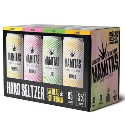 Earn a $6.00 rebate on the purchase of ONE (1) Mamitas Variety Pack 8-pack.
A rebate from BYBE will be sent to the email associated with your account. Valid one-time use.