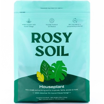 10% off 4-qt. Rosy Soil indoor potting soil mix