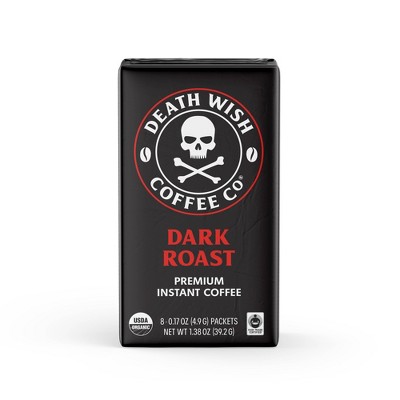 Save $3 on 8-ct. Death wish instant coffee