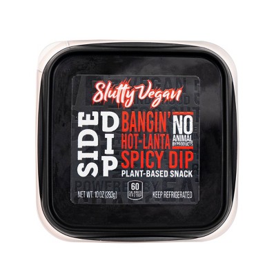 15% off 10-oz. Slutty Vegan side dip plant based snack