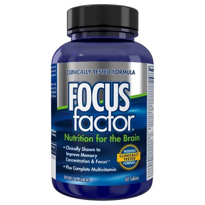 $3 off 60-ct. Focus Factor brain supplement & complete multivitamin for memory, concentration and focus