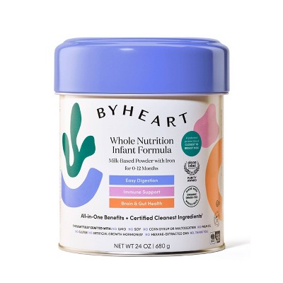 5% off 24-oz. ByHeart whole nutrition powder infant formula