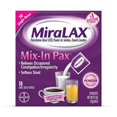 Buy 2, get $5 Target GiftCard on select Miralax health items