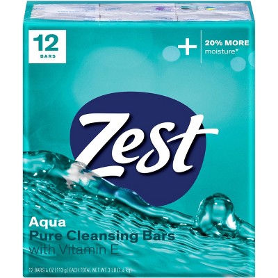 20% off Zest Aqua with Vitamin E Refreshing Bar Soap