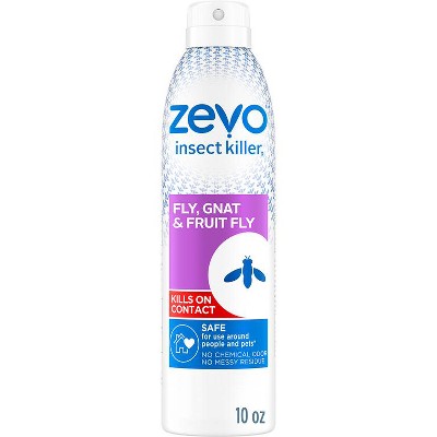 Save $1.00 ONE Zevo Fly, Gnat & Fruit Fly Flying Insect Aerosol Spray 10 oz (excludes twin pack).