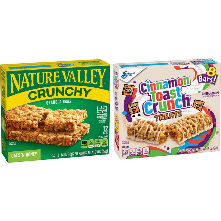 SAVE 50¢ ON TWO when you buy TWO BOXES any flavor/variety 4 COUNT OR LARGER Nature Valley™, Fiber One™, Protein One, General Mills Cereal Bars OR Chex Mix™ Bars Multipacks