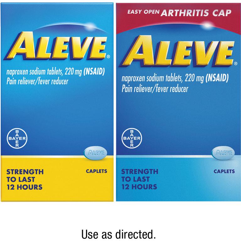 Save $3.00 on any ONE (1) Aleve® 40ct or larger (excludes Aleve-D®)