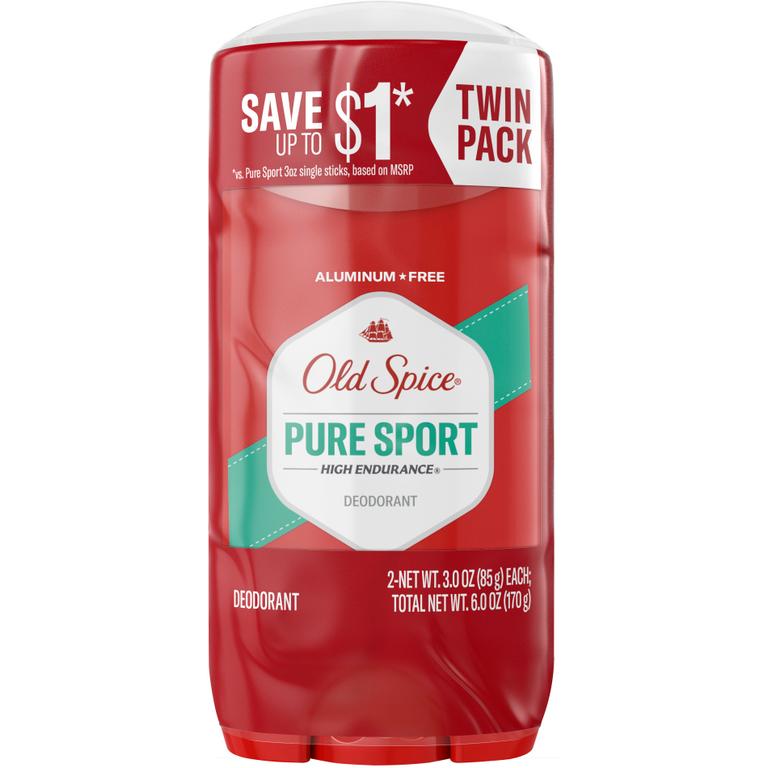 Save $1.00 ONE Old Spice High Endurance 3.0 oz. Antiperspirant/Deodorant TWIN PACK.