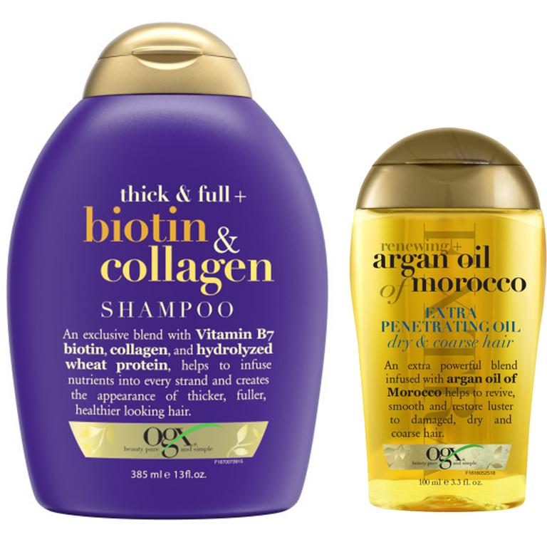 Save $4.00 on any TWO (2) OGX® Products including Treatments (excludes trial/travel sizes)