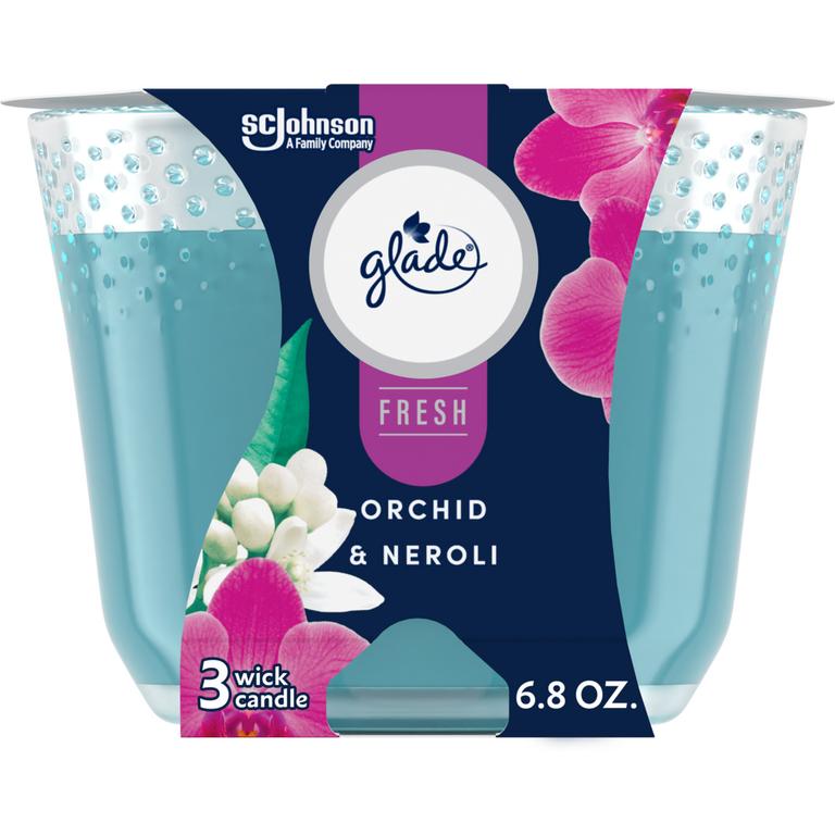 SAVE $1.50 On Any ONE (1) Glade® Fresh 2ct PlugIn Scented Oil Refill, Automatic Spray Refill, or Candle (Orchid & Neroli, Juniper & Teak, Yuzu & White Peach)