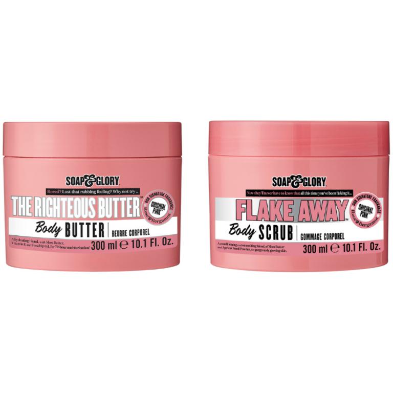 $5.00 OFF any ONE (1) 10.1 oz Soap & Glory Body Scrubs or 10.1 oz Soap & Glory Body Butters                                                          
(Excludes Fresh As Fig, Peach Please, Travel/Trial, and Mini Sizes)