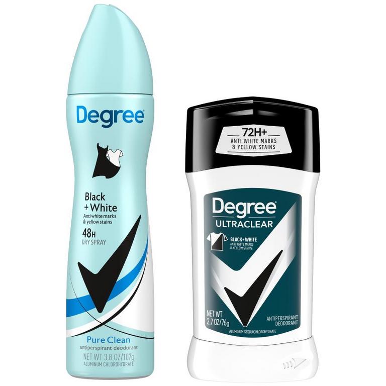 Save $2.00 on any ONE (1) Degree Body Heat Activated or Ultraclear antiperspirant stick or Dry Spray or Degree Clinical Protection Deodorant product (excludes twin packs, 0.5oz, 1.0oz, 1.6oz, 1.7oz sizes)