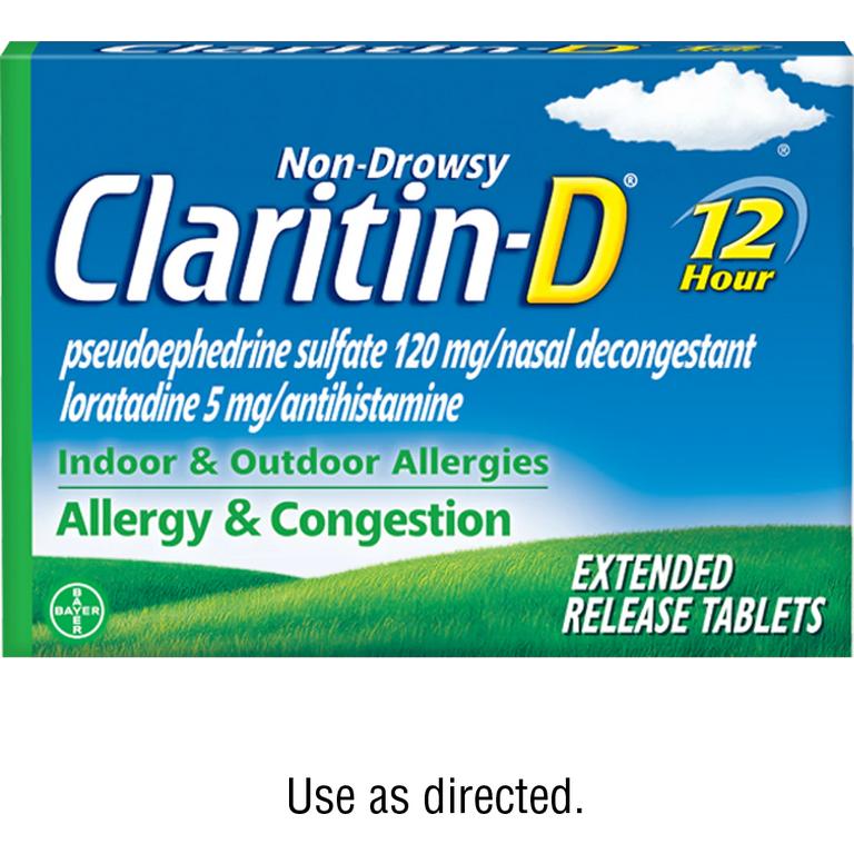 Save $8.00 on any ONE (1) Non-Drowsy Claritin-D® allergy product 15ct or larger (Limit 1 Claritin-D® item)