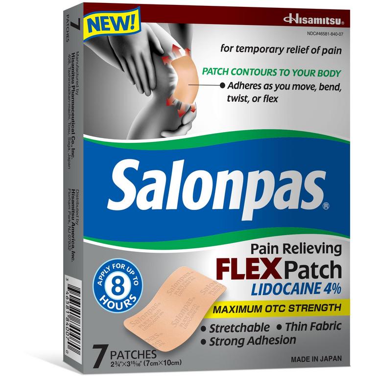 SAVE $4.00 ONE (1) SALONPAS Flex Patch or Arthritis Patch item