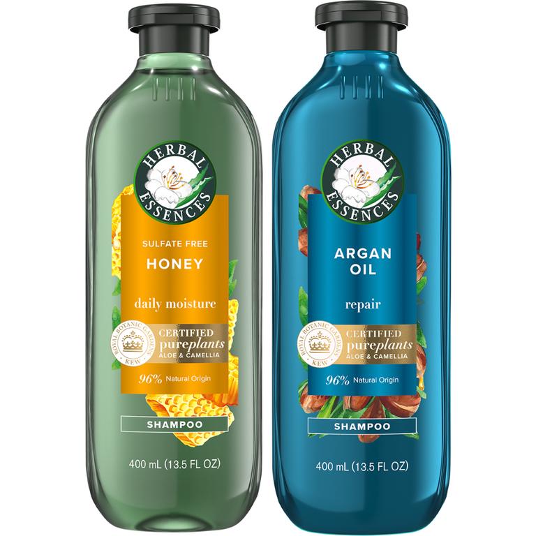 Save $6.00 TWO Herbal Essences Pure Plants Blend Shampoo, Conditioner OR Styling Products (excludes Masks, Shampoo and Conditioner Dual Packs, 100 mL Shampoo and Conditioners, and trial/travel size).