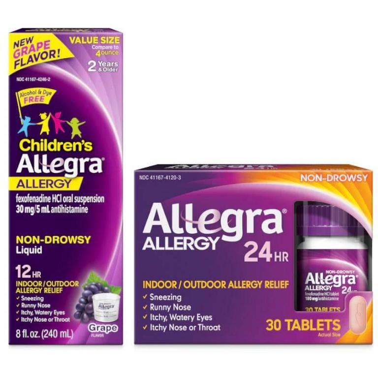 $5.00 OFF on ONE (1) Allegra® Allergy Product (Excluding 5ct, 8ct,60ct, Gelcap 70-110ct Tablets)