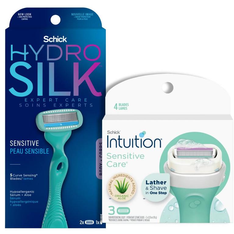 Save $4.00 off ONE (1) Schick® Hydro Silk®, Intuition® or Quattro for Women® Razor or Refill or Schick Hydro Silk® Wax or Dermaplaning Wand or Refill (excl. Schick® Disposables)
