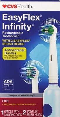 ANY CVS Health EasyFlex, SmileSonic rechargeable toothbrushes or Water FlosserBuy 1 get $10 ExtraBucks Rewards® WITH CARD
