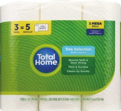 ANY Total Home tableware, food storage, trash bags, napkins, paper towels, household cleaners or insect repellentBuy 1 get 1 50% OFF* WITH CARD PLUS Also get savings with + Spend $30 get $10 ExtraBucks® Rewards
