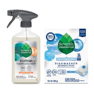 Save $1.00 on Seventh Generation Dish Soap, Auto Dish packs or Foaming Dish Spray or Refill item