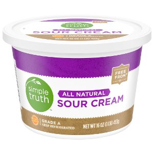 Save $0.50 on Simple Truth All Natural Sour Cream
