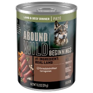 Save $0.50 on ABOUND Wild Beginnings or Pro Wet Dog Food