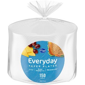 Save $1.50 on Kroger Everyday 9-Inch Paper Plates