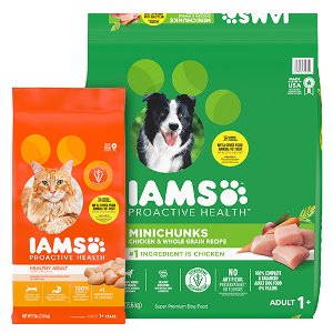 Save 20% off Iams select Dry Cat Food and Dog Food PICKUP OR DELIVERY ONLY